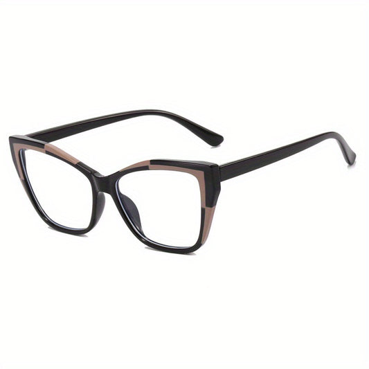 Blue Light Blocking Cat Eye Glasses TR90 Frame for Women Men