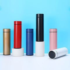 500ml Vacuum Insulated Stainless Steel Water Cup LED Display Touch Temp Sensor