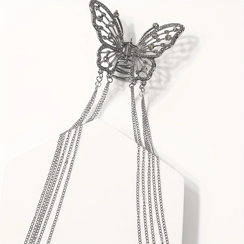 Butterfly Hair Claw Tassel Hair Accessories Women's Hair Clip