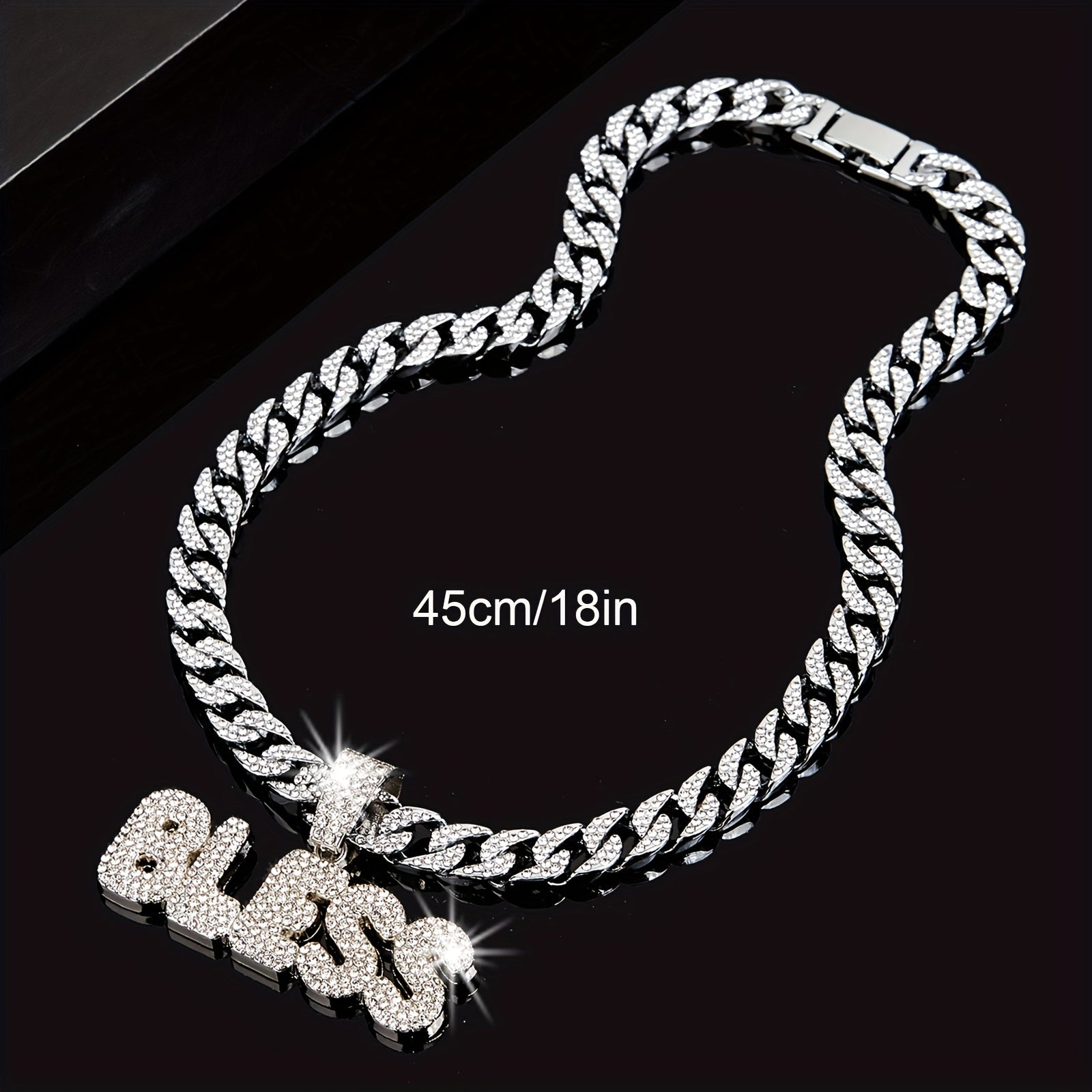 Bless Pendant Women's Hip Hop Cuban Chain Fine Jewelry