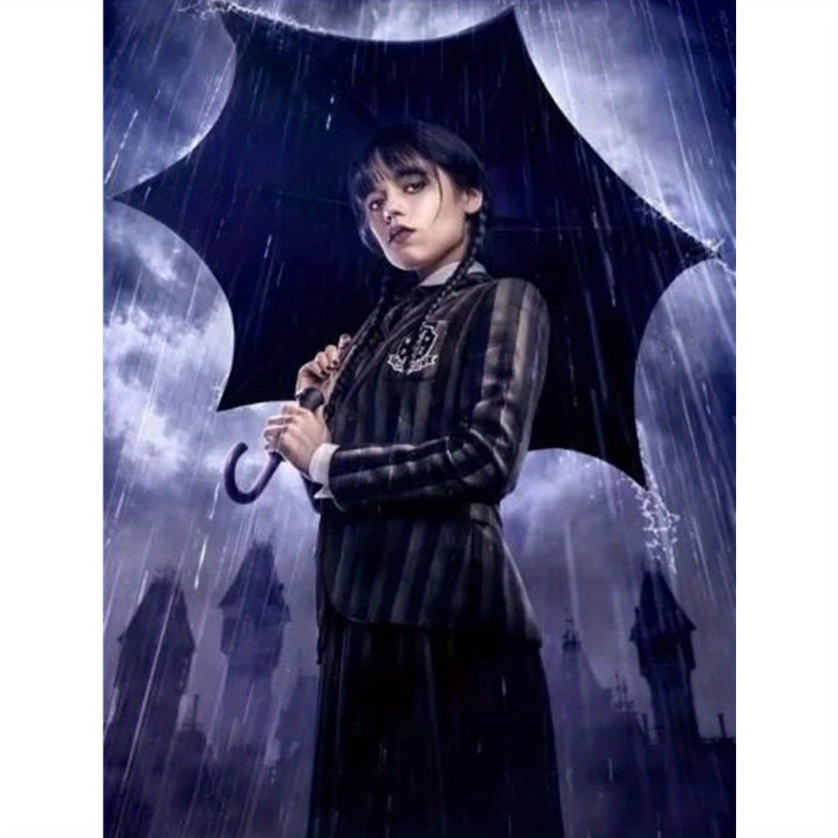 Girl 5D Diamond Painting Full Round Cross Stitch Kit