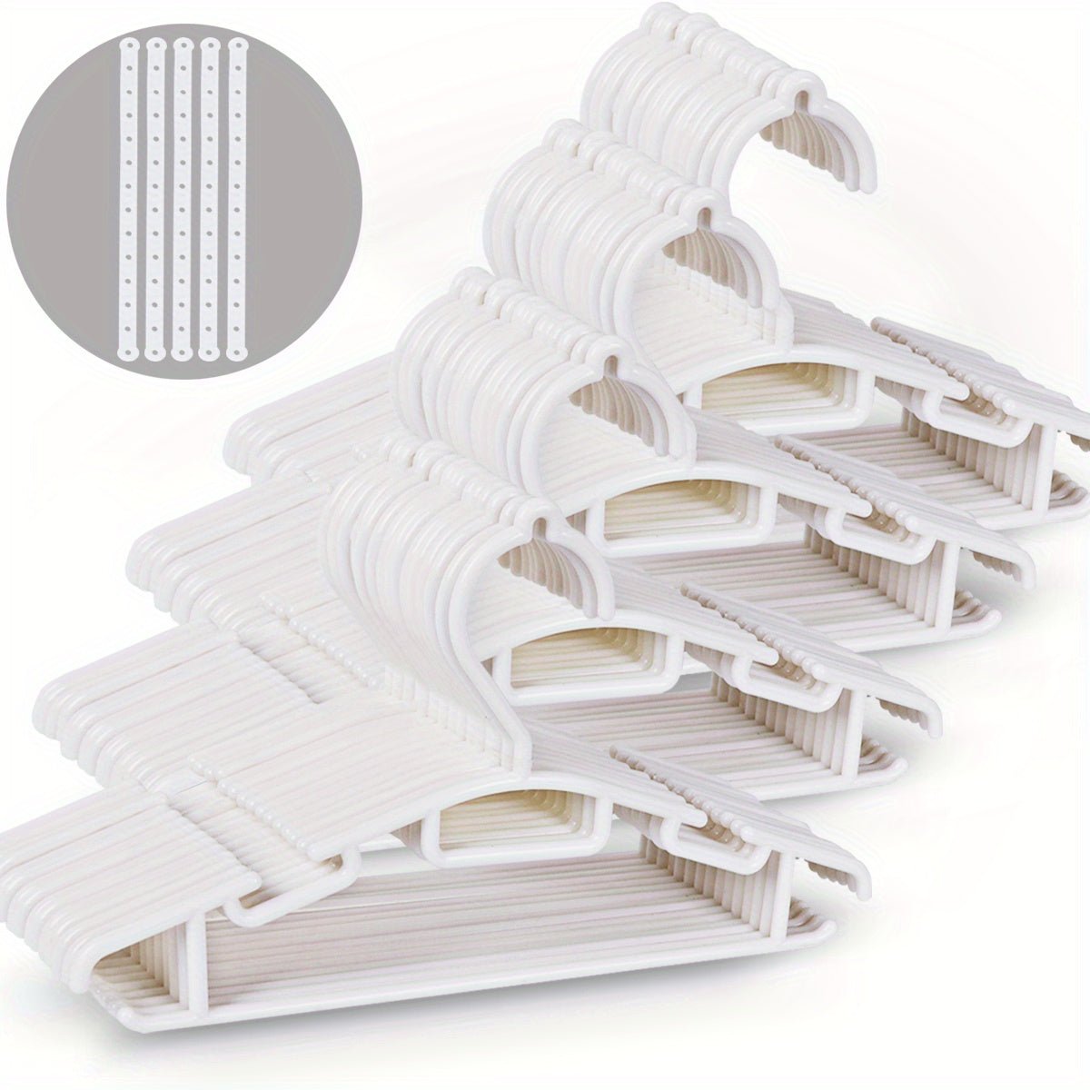 10pcs Children's Hanger Non Slip Nursery Closet Hangers for Baby Clothes