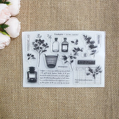 1pc Cartoon Transparent Stamp for DIY Decor