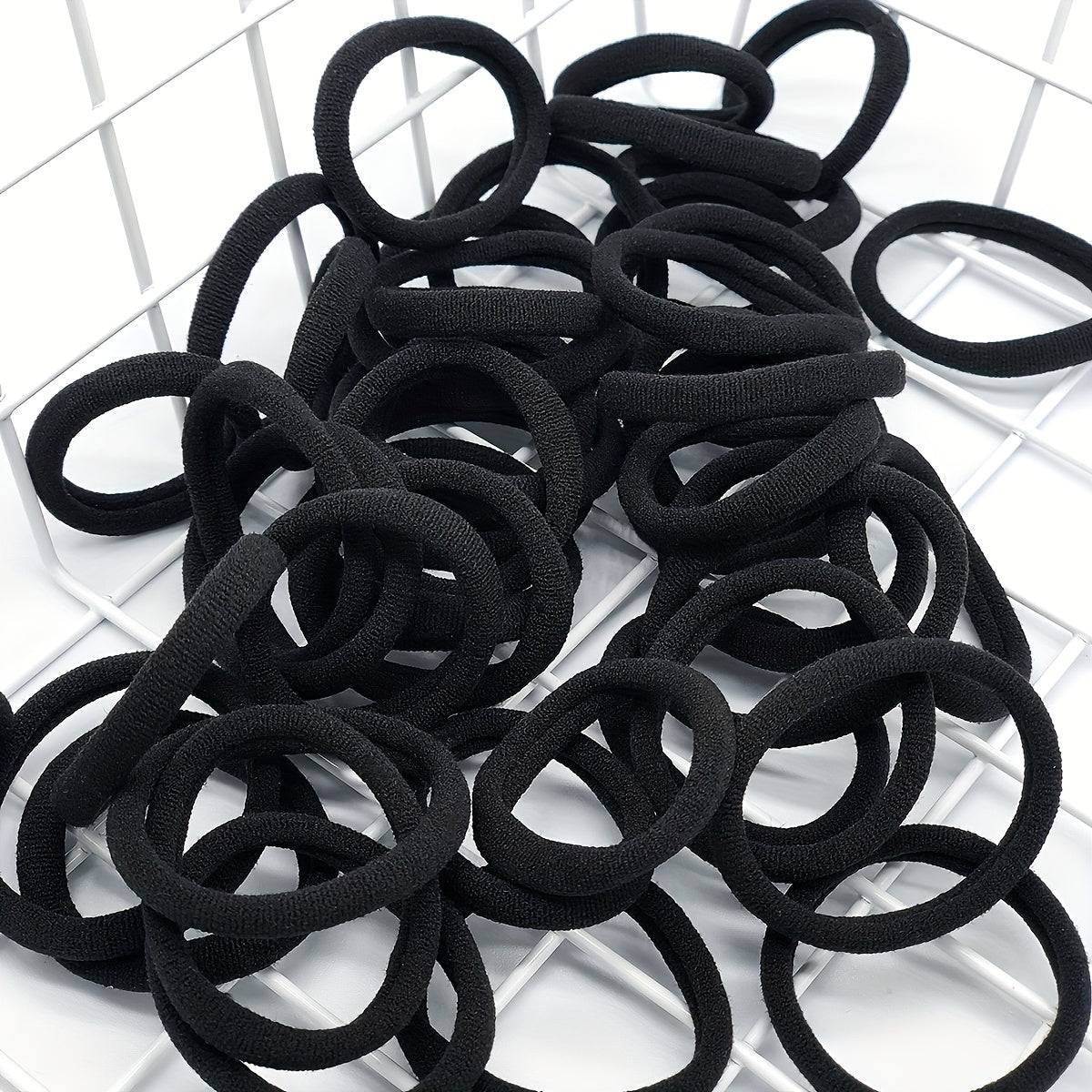 50pcs Elastic Hair Tie Candy Hair Ring Ponytail Holder Hair Accessories