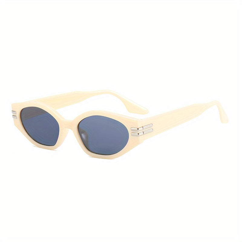 Cat Eye Sunglasses Retro Punk UV400 Sun Shades Glasses for Music Travel