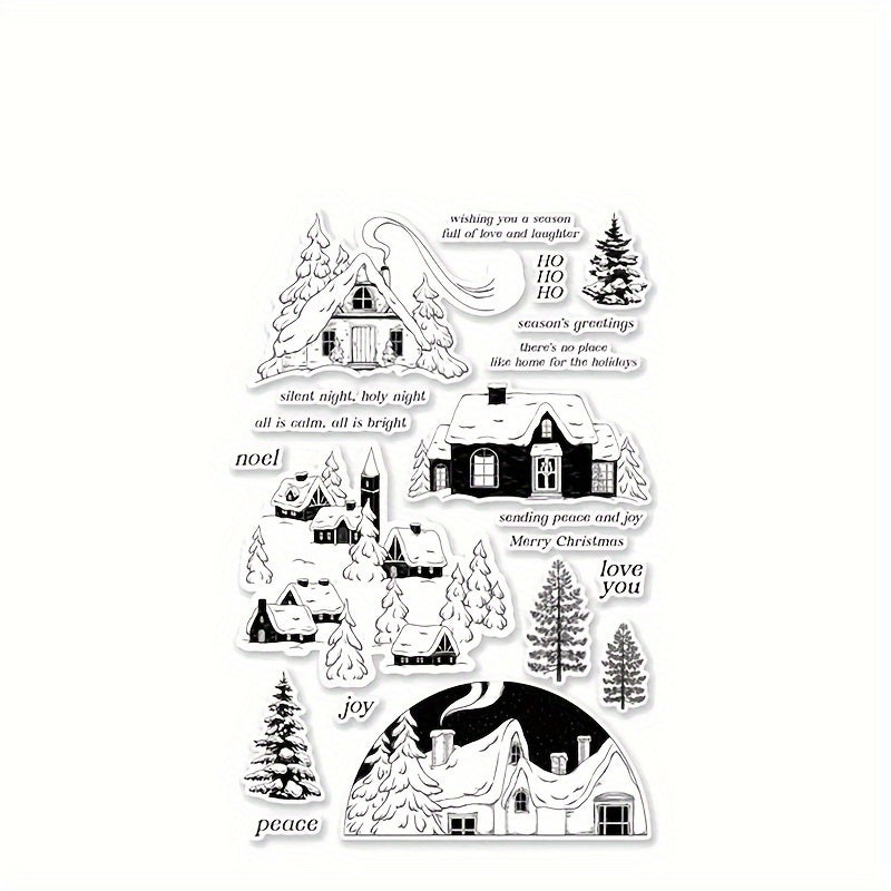 Winter Wonderland Silicone Stamp for Scrapbooking DIY Card Making