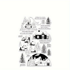 Winter Wonderland Silicone Stamp for Scrapbooking DIY Card Making