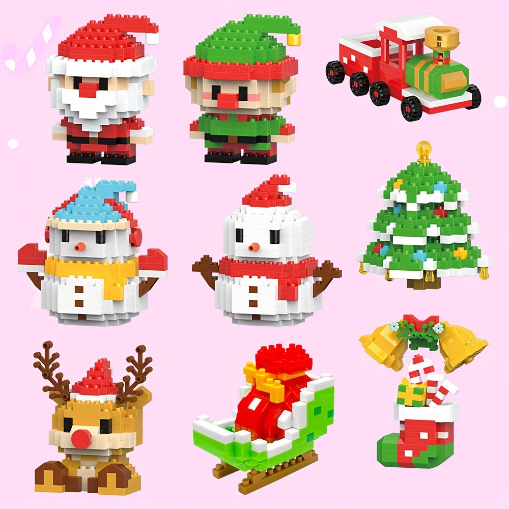 Christmas Characters Building Blocks Toys Set