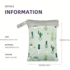 Waterproof Wet Bag Baby Cloth Diapers Breast Pump Parts Beach Pool Gym Yoga