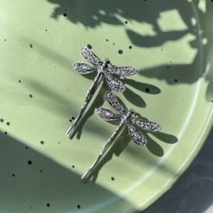 Metal Dragonfly Hair Clip Non-slip Side Clip Vintage Hair Accessories