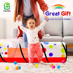 6ft Crawl Through Tunnel Toy Play Tent for Kids & Dogs