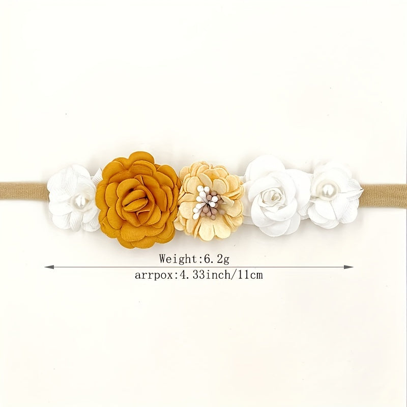 Soft Flower Headband for Baby Girls