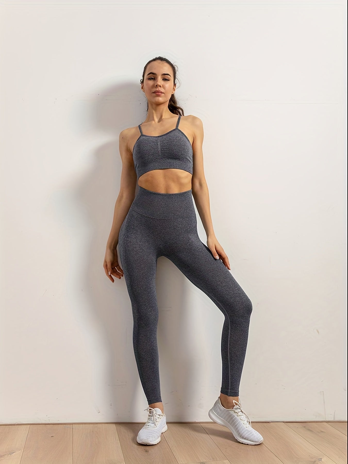 High Stretch Yoga Set for Women - Camisole Top and Leggings