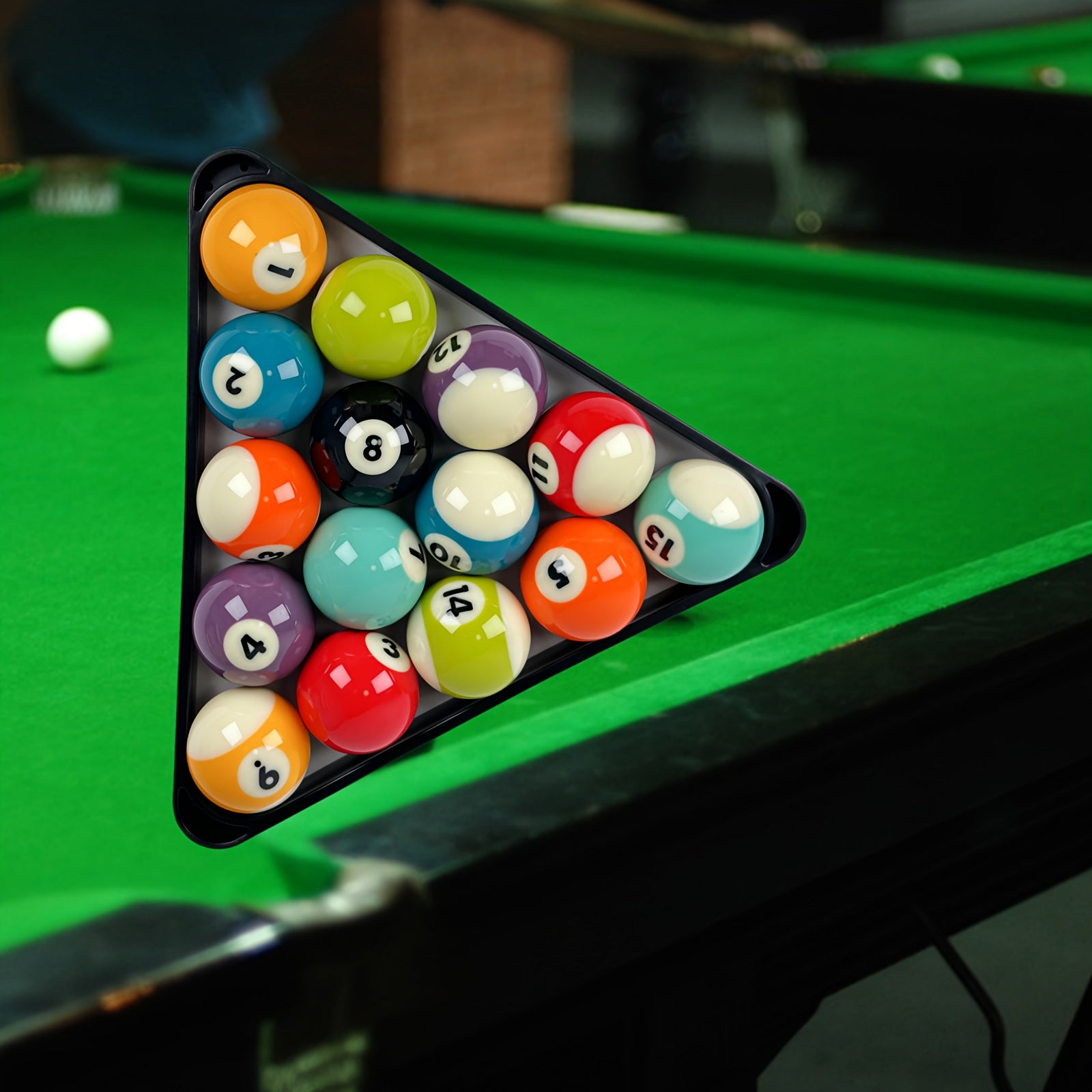 Plastic ABS 15 Ball Triangle Rack For 2 1 4 Pool Ball