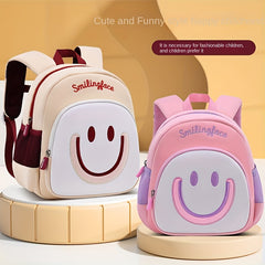Kids 3D Cartoon Backpack Smiling Breathable Backpack