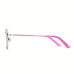 Polarized Hexagon Square Sunglasses Small Geometric Polygon Aviators