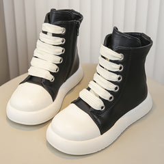 Kids High Top Skate Shoes Non Slip Waterproof Sneakers
