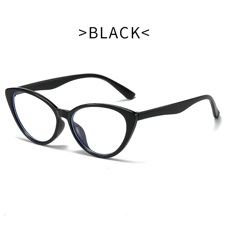Classic Gothic Cat Eye Frame Computer Glasses
