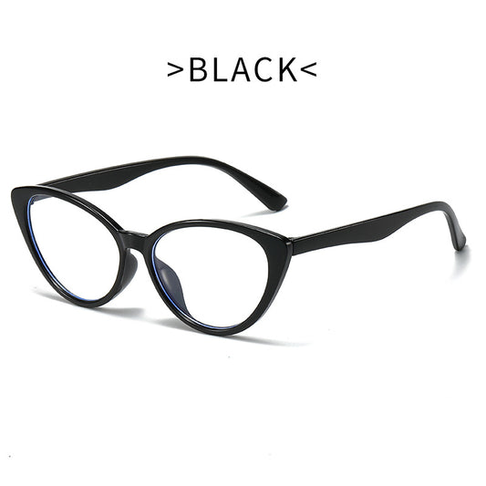 Classic Gothic Cat Eye Frame Computer Glasses