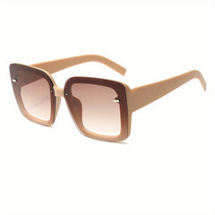 Large Square Sunglasses Gradient Sun Shades Glasses UV400