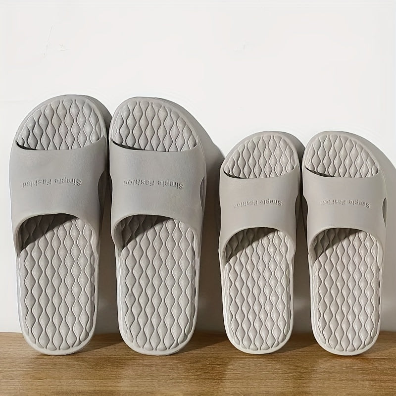 Men's Lightweight Non Slip Slides Open Toe Slippers