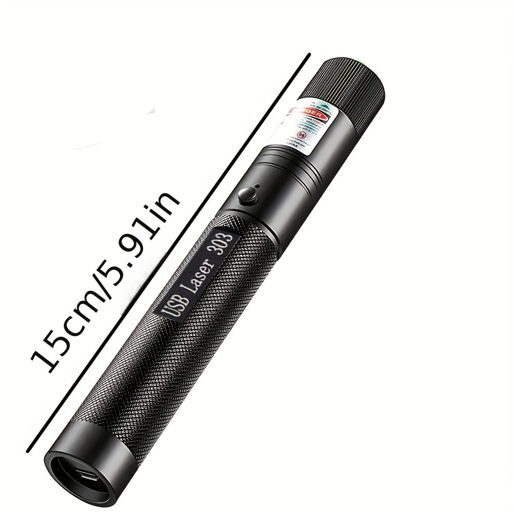 Green Laser Pointer USB Charging Built in Laser Torch High Powerful