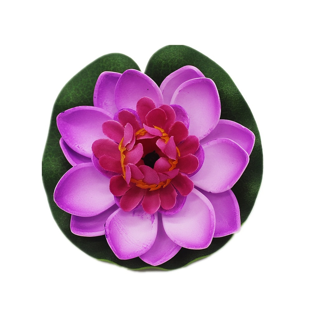 1pc Foam Lotus Flowers for Pond, Pool, Aquarium Decor