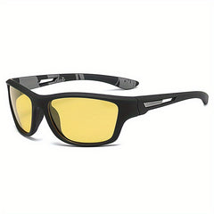 Men's Polarized Ski Cycling Fishing Sunglasses with Windproof Goggles