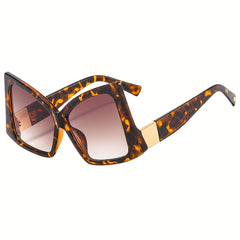 Y2K Large Bowknot Frame Sunglasses Gradient Lens UV400