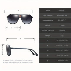 Men's Metal Frame Sports Sunglasses for Outdoor Activities
