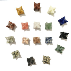 Mercaba Hexagram Polished Crystal Gemstone for Healing