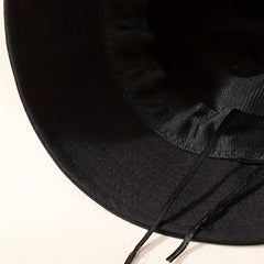 Candy Bucket Hat Letter Print Casual Basin Hat Unisex Lightweight Fisherman Cap
