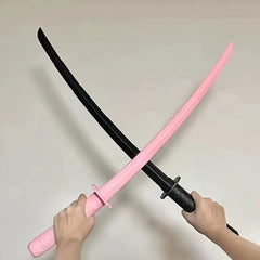 3D Printed Telescopic Sword Toy, Foldable Decompression Samurai Sword
