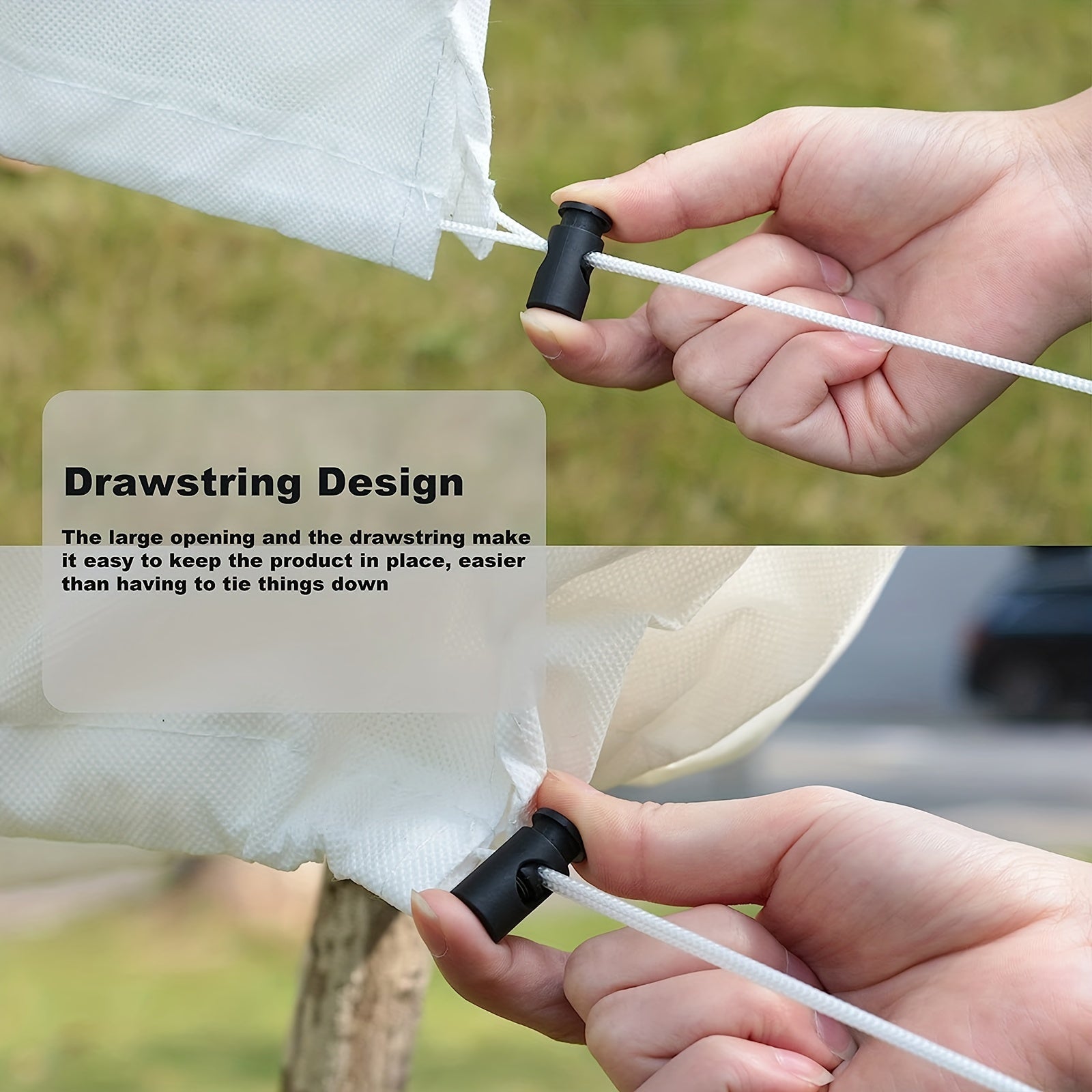 3pcs Plant Frost Protection Bag Winter Plant Jacket 23.62 X 31.5 & 47.24 X 70.87