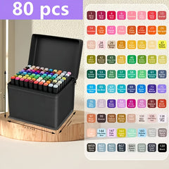 Double Headed Alcohol Marker Set for Artists