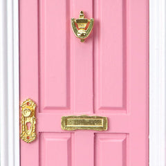 1:12 Scale Wooden Doors Furniture Set Micro Scene Decor Accessories