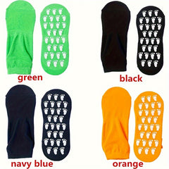 4 Pairs Non slip Mid-Tube Socks Women's Stockings & Hosiery