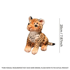 Leopard Plush Toy Soft Polyester Multicolor Perfect Home Decor Birthdays