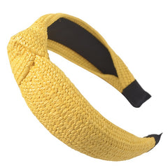 Knitted Straw Knot Headband Hair Bands Wedding Hair Accessories
