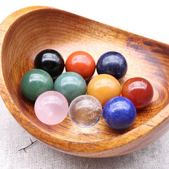 10pcs Colorful Crystal Stone Ball Ornaments 20mm