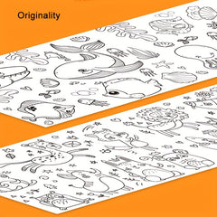 Cm Students' Drawing Scroll Coloring Paper Roll Sticky DIY Painting Drawing