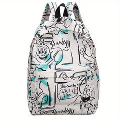 Graffiti Style Backpack for Outdoor Travel