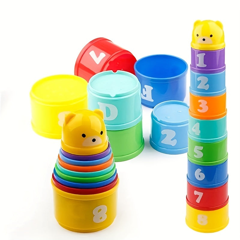 Fun Number Stacking Cup Science & Education Bath Toys
