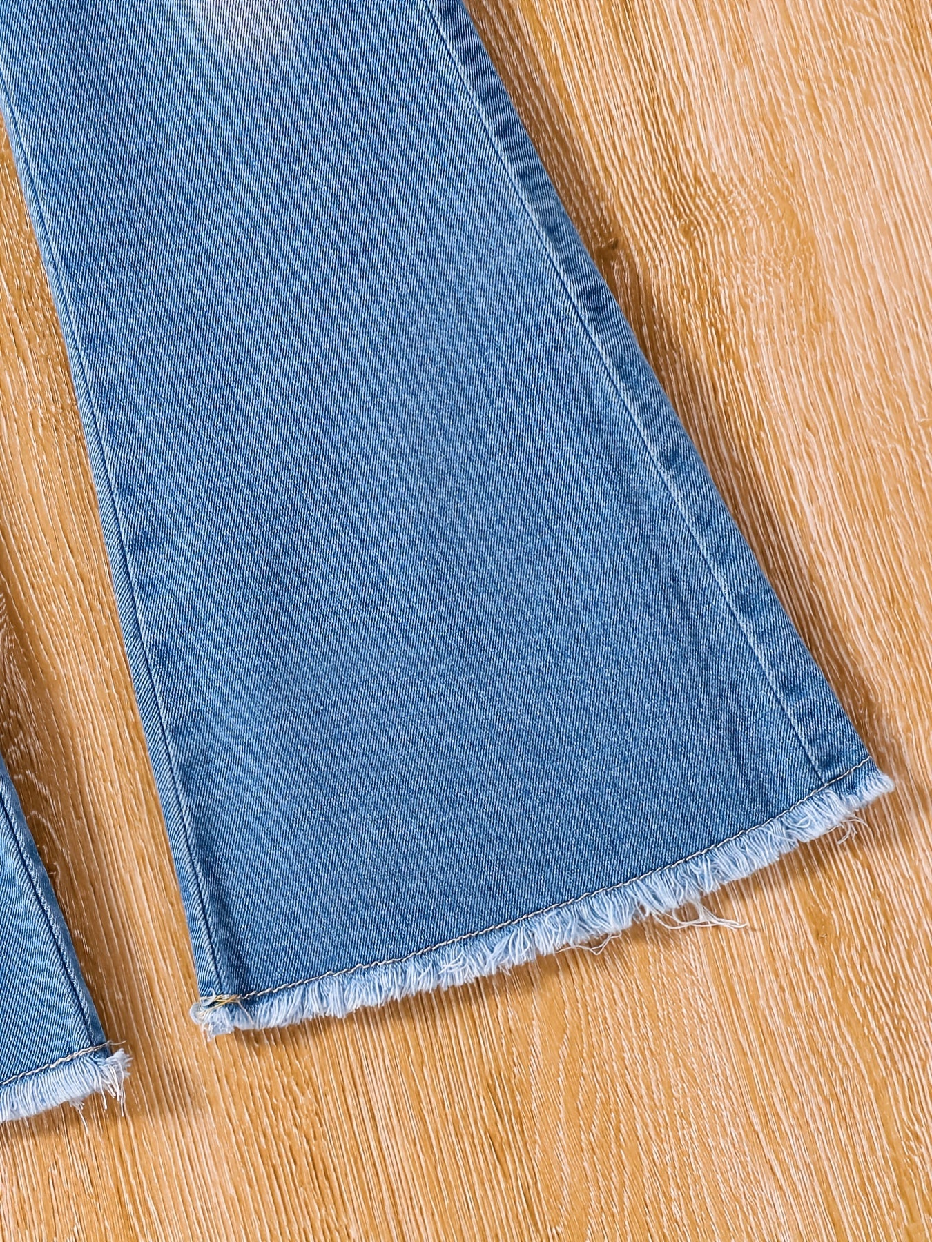 Girls Bell Bottom Ripped Jeans Spring Autumn