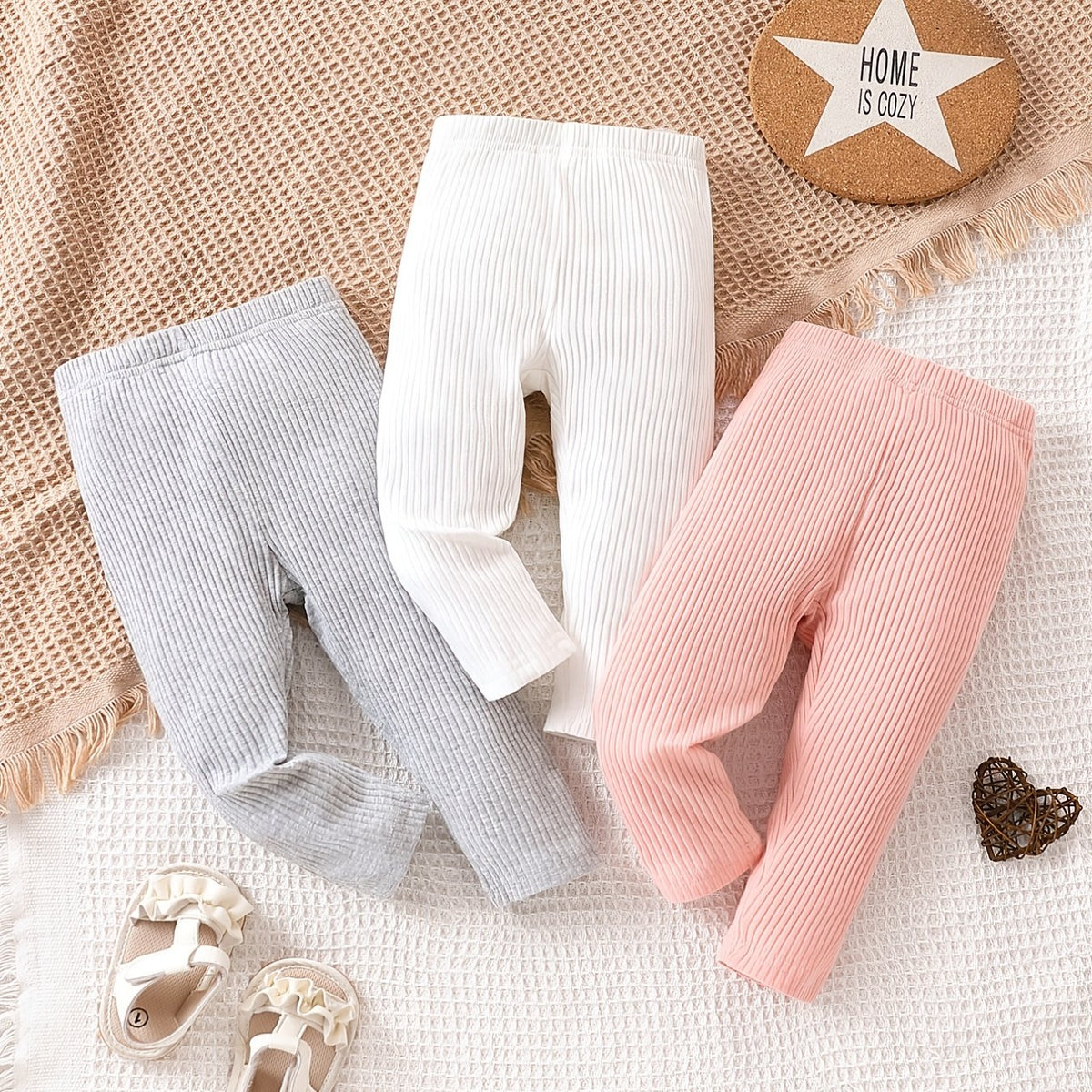 Cute 3 Piece Outfit for Girls Leggings & Toddler Clothes