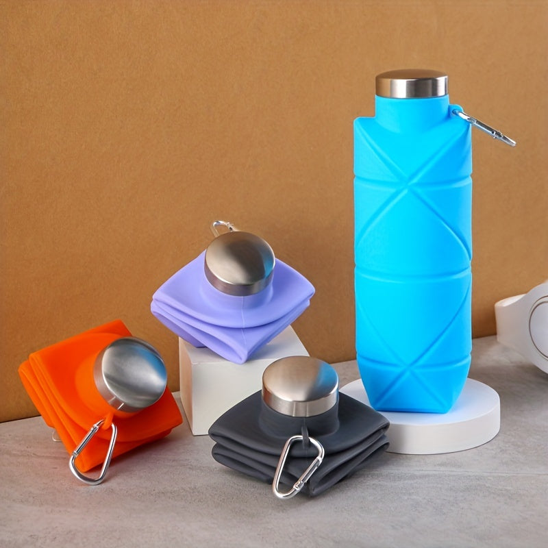 Reusable Silicone Water Bottles Leakproof for Outdoor Use