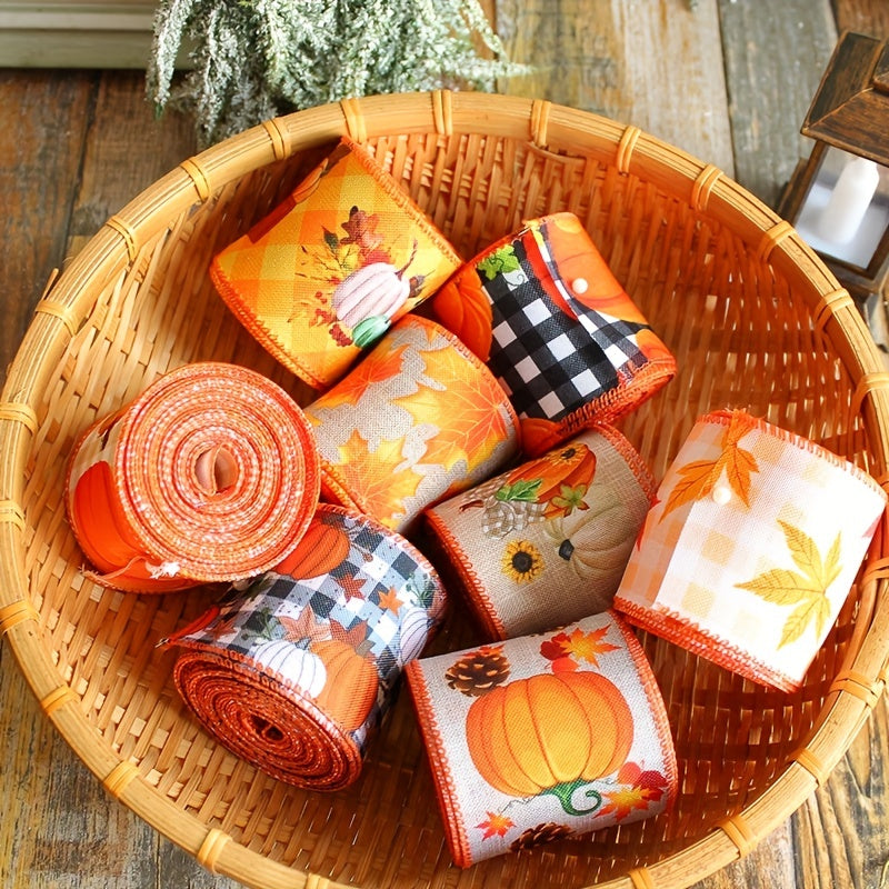 Halloween Holiday Decorations  Pumpkin Maple Webbing Fall Maple