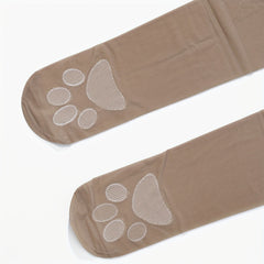  Casual Pantyhose Women's Bear Paw Detail Tights