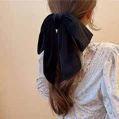 Velvet Bow Hair Rubber Bands Knot Large Hair Tie Ponytail Hair Ropes