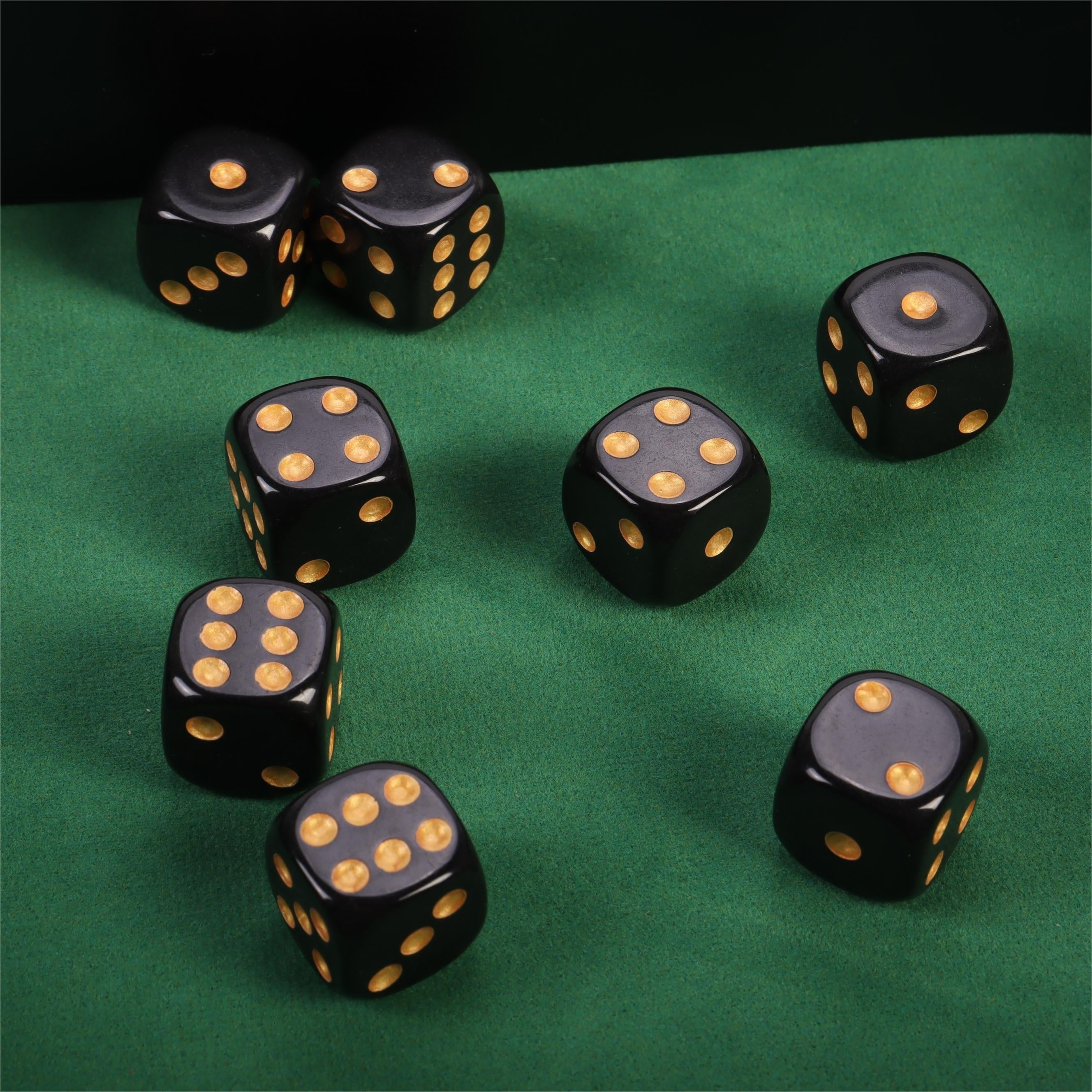 10 Round Corner Dice For Tabletop Games Halloween Christmas